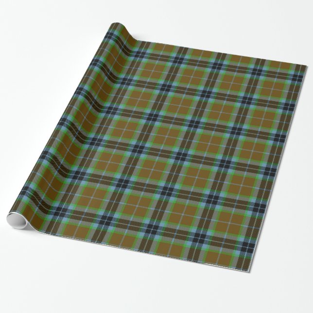 KlanThomson Tartan Presentpapper (Utrullad)
