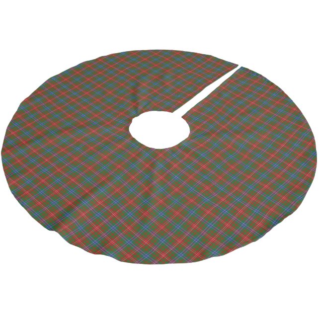 KlanWilson Tartan Julgransmatta Borstad Polyester (Vinklad)