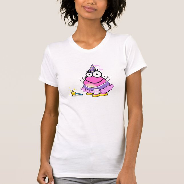 Klapp grodan - flickatshirt tee shirt (Framsida)