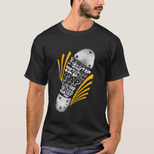 Klapp skor orangen - mörk tee