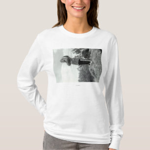 Klapp-Tu-Ka som poserar, berömd indisk tenor T-shirt
