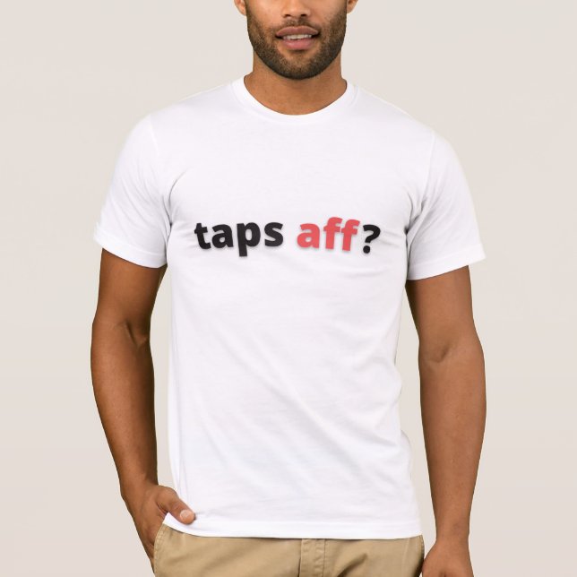 KlappAff T-tröja Tee (Framsida)