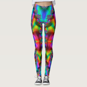 Klappar ~Ljusstark flerfärgad ~ Original Leggings