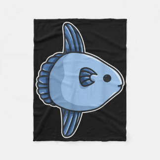 Klapper fisk Klapper Klapper - Mola Mola Fisk Fleecefilt