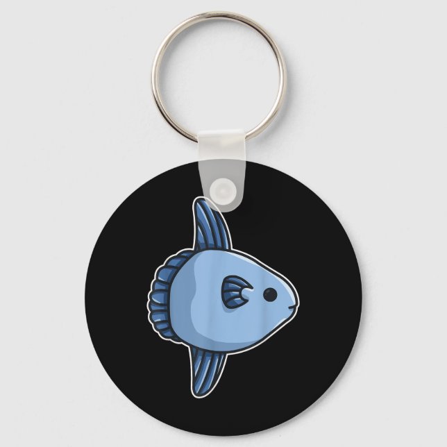 Klapper fisk Klapper Mola - Mola Mola Fisk Nyckelring (Framsida)