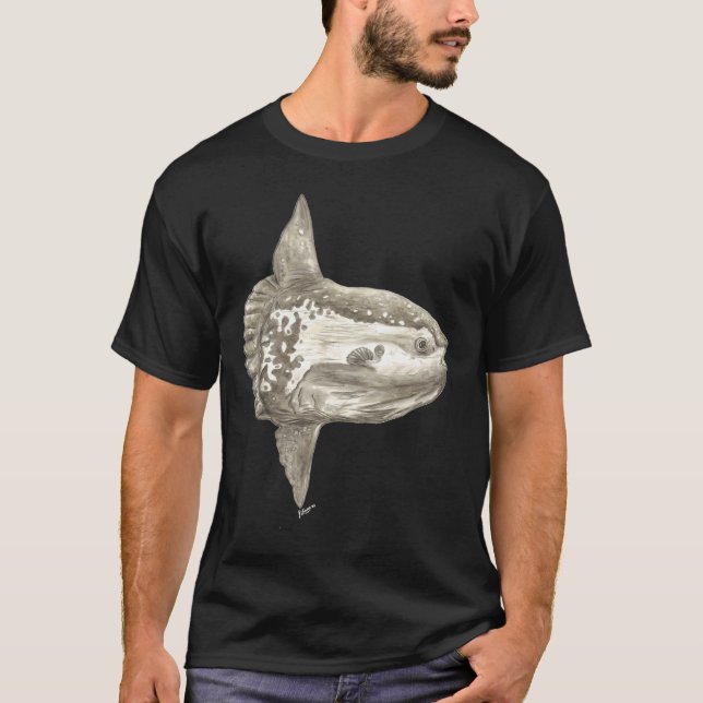Klapper (Mola mola) T Shirt (Framsida)