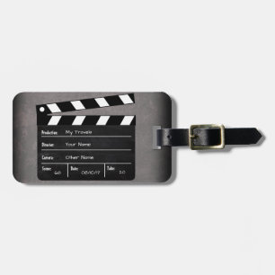 Klapperboard med din text! bagagebricka