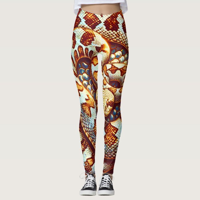 Klapperschlangen Outfit Leggings (Framsida)