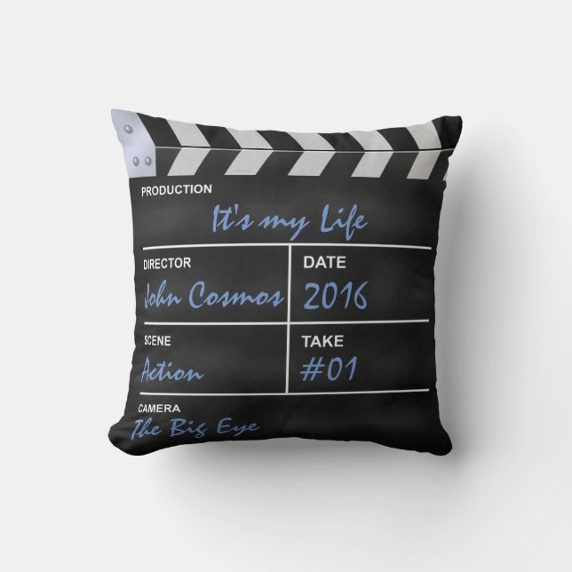 Klappträscinema "Det är mitt Liv" Kudde (Framsida)