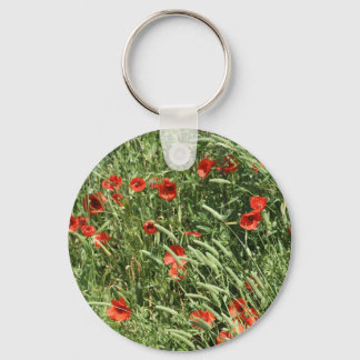 klaproos-sleutelhanger nyckelring