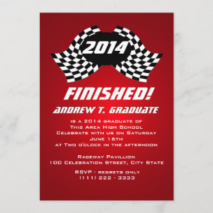 Klar 2014 Racing Flags Examen Inbjudningar