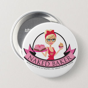 Klar av Kärlek Baker Button Knapp