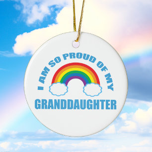 Klar av min mordotter Rainbow-jul Julgransprydnad Keramik