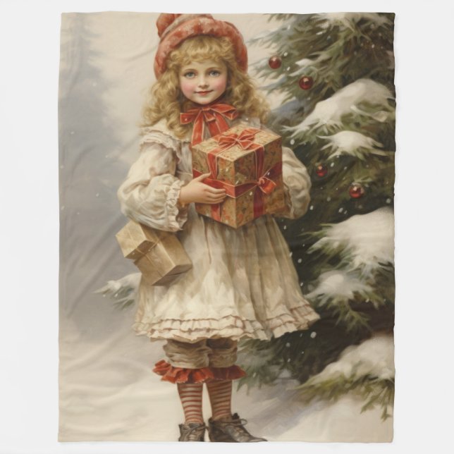 Klar charm jul Blanket Fleecefilt (Framsidan)