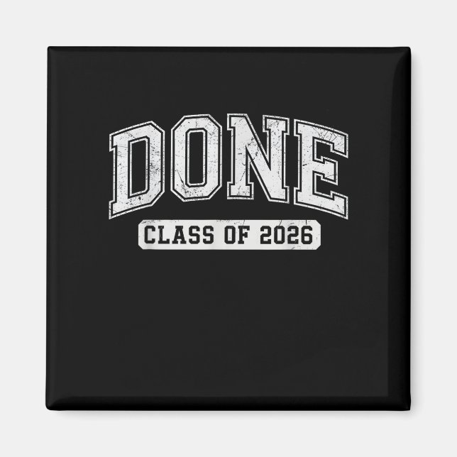 Klar examenklass 2026 rolig examen 2026 magnet (Framsidan)