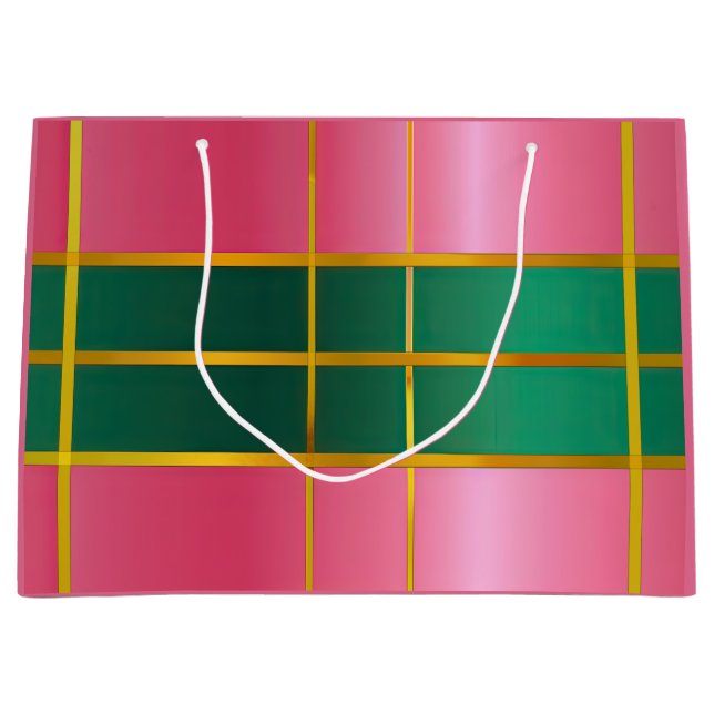 Klar Färgblock Rosa & Grön (Framsidan)