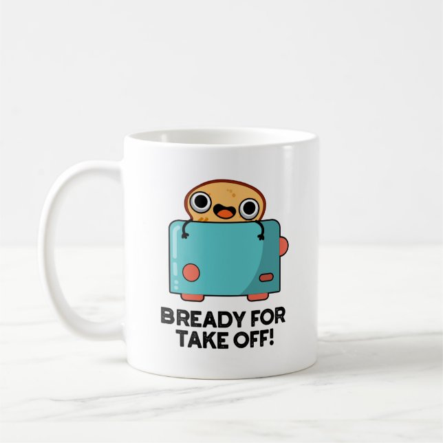 Klar för att ta av den roliga tonerbyten kaffemugg (Vänster)