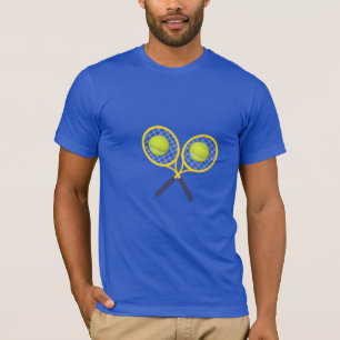 "Klar för banorna" Tennisracket-tröja – Sportig oc T Shirt