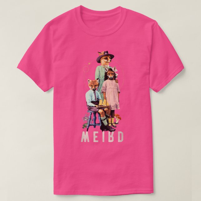 Klar för familjen med Konstig skriven upp och ned T Shirt (Design framsida)