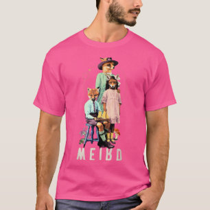 Klar för familjen med Konstig skriven upp och ned T Shirt