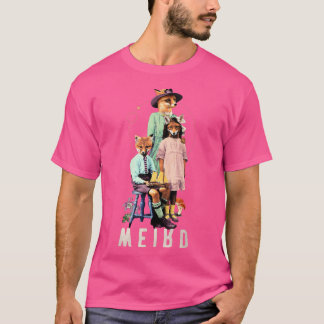 Klar för familjen med Konstig skriven upp och ned T Shirt