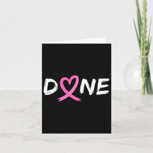 Klar förra strålningsdagen Chemo Breast Cancer Lov Kort