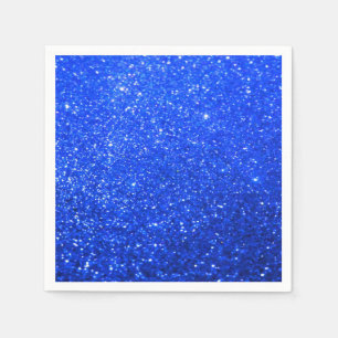 Klar Glitterbakgrund - Marinblå Pappersservett