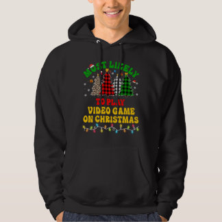 Klar jul med stor sannolikhet för att spela videos hoodie
