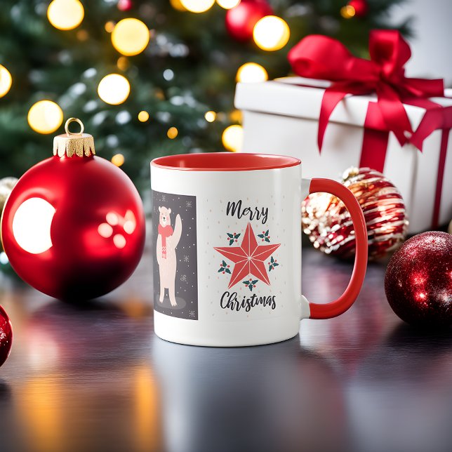 Klar jul Mugg med 4 Festive Design (Skapare uppladdad)
