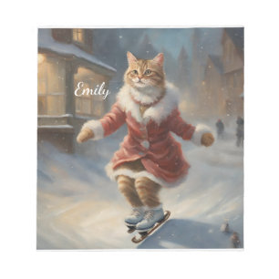Klar julklapp med skal anteckningsblock