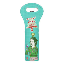 Klar julretro Drinking Humor Woman och Man