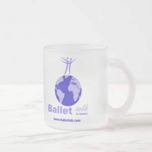 Klar kaffe- eller Teamugg Frostad Glasmugg