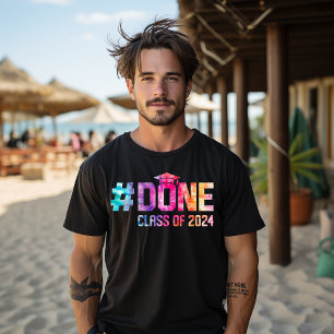 Klar Klass 2024 Examen Utbildning Män Kvinnor T Shirt