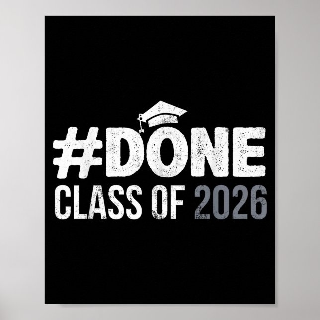 #klar klass 2026 examen senior 2026 examen poster (Framsidan)