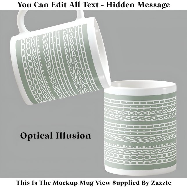 Klar med Math Gömt Message 120WG Lustigt lärare Kaffemugg (Skapare uppladdad)