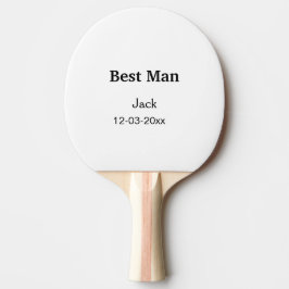KLAR MINIMAL Lägg till ditt namn anpassningsbar be Pingisracket