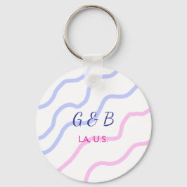 KLAR MINIMAL Lägg till texten om namn mellan namn  Nyckelring