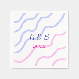 KLAR MINIMAL Lägg till texten om namn mellan namn  Pappersservett