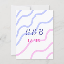 KLAR MINIMAL Lägg till texten om namn mellan namn  Vykort