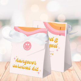 Klar och engagerad Rosa och Orange Bachelorette Presentaskar