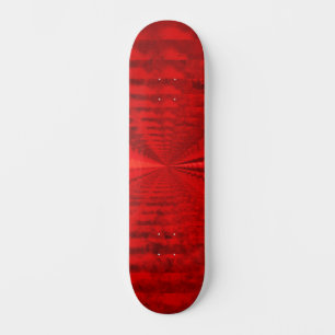 Klar och lysande röd skateboard
