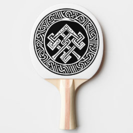 Klar och viking Ping Pong Paddle med inspirerad ko Pingisracket