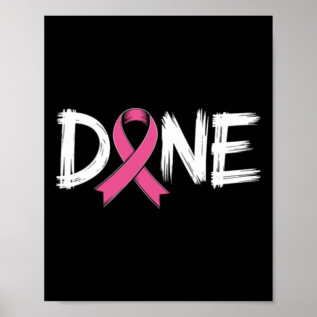 Klar slut på Chemo strålningsöverlevande Brea Poster (Framsidan)