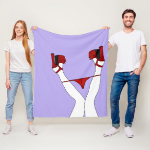 Klår upp! Underbyxoren besegrar, kinky Fleecefilt