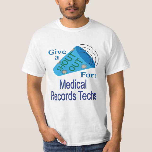 Klar ut för medicinska journaltekniker t shirt (Framsida)