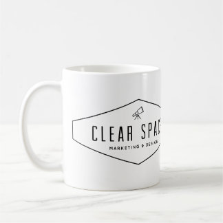 Klar utrymmemassmediamugg kaffemugg