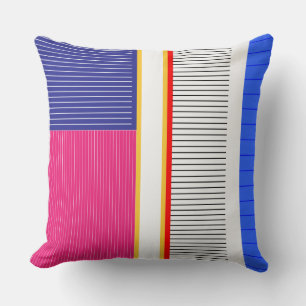 Klara färger, bra grafisk design kudde