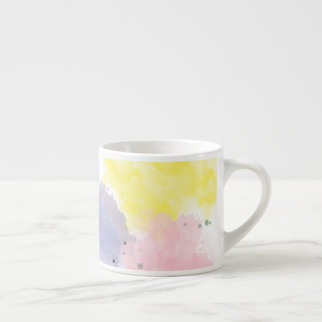 Klara färger med en mjuk beröring espressomugg (Höger)