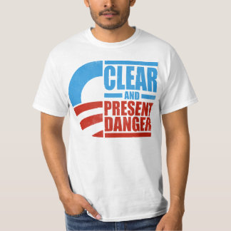 Klara Obama - och (bedrövad) närvarande fara, T-shirt