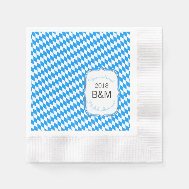 Klara Oktoberfest servetter (Framsidan)